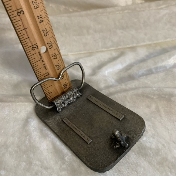 ! Vintage Buckle, Collectors Item, Farmers Co-op Promo Buckle with Horses - Picture 6 of 6